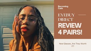 Eyebuydirect Review and Haul Is it Worth It  4 FRAMES [upl. by Kcerb]