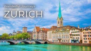 🇨🇭Zurich Switzerland ☀️ Lake and City 4K Walking Tour ▶︎ Captions [upl. by Croydon666]