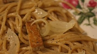 Pasta a la carbonara vegana [upl. by Shum]