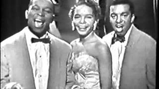 THE PLATTERS The Great Pretender 1950s Live Kinescope Classic RampB  DooWop [upl. by Ahsuatan]