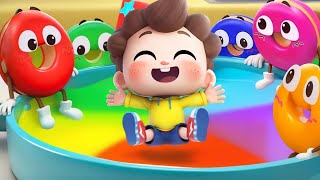 5 Colors with Donuts  Colors Song  Ten in the Bed  Nursery Rhymes amp Kids Songs  BabyBus [upl. by Azirb338]