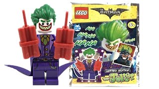 LEGO Batman Movie LIMITED EDITION Joker minifigure review [upl. by Eanerb]