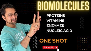 Biomolecules  L 2  Proteins Enzymes Vitamins amp Nucleic Acid One Shot  Class 12 Boards JEE NEET [upl. by Dorotea620]