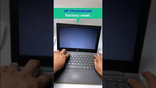 How to factory reset a HP Chromebook chromebook [upl. by Morrissey]