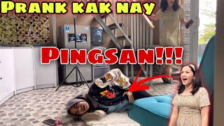 PRANK BALIK KAK NAY AKHIRNYA PANIK JUGA [upl. by Thagard]