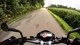 KTM 690 Duke IV Akrapovic bypass Fresco GoPro Her [upl. by Leunamnauj]