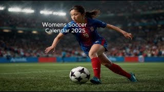 Womens Soccer Calendar 2025 Etsy shop Mishiemashy [upl. by Rebmetpes]