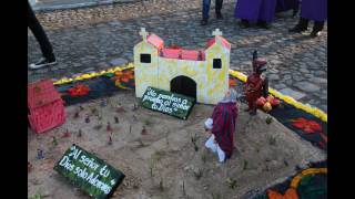 2017 Alfombras 5to Domingo Cuaresma para Jesus de San Bartolo Antigua Guatemala [upl. by Fatimah]