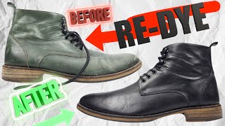 Easily CUSTOMIZE The Color of Your Leather Shoes  DIY Easy No Mess [upl. by Puritan788]