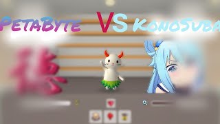 PetaByte Vs KonoSuba  Milkchoco Clan War [upl. by Darwen]