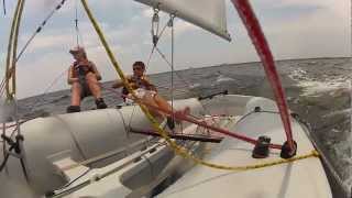 Club 420 Sailing With GoPro [upl. by Leinaj]