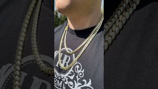 5mm 6mm 8mm 10mm Solid Gold Handmade Miami Cuban Link Necklaces  1mm Makes A Big Difference [upl. by Norwood]