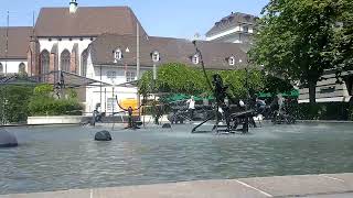 Tinguely Brunnen switzerland [upl. by Atram]