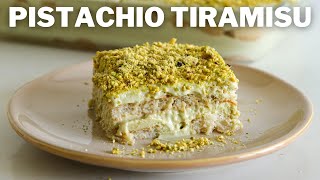 Pistachio Tiramisu Recipe [upl. by Adina]