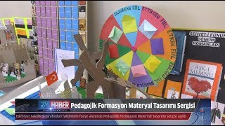 Edebiyat Fakültesi Pedagojik Formasyon Materyal Sergisi Açıldı [upl. by Nageam]