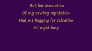 Save a Horse Ride a Cowboy Lyrics [upl. by Rosenwald]