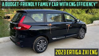 2023 Ertiga ZXI CNG A BudgetFriendly Family Car with CNG Efficiency 🔥🔥 [upl. by Rehpotsirhc]