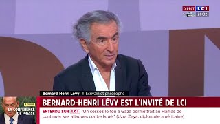 BernardHenri Lévy  LCI  LUkraine au coeur Israël Hamas amp Netanyahou 11 novembre 2023 [upl. by Bonnibelle223]