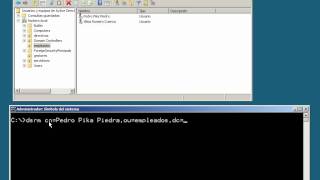 Eliminar un objeto usuario Directorio Activo Windows Server 2008 Comando DSRM [upl. by Aidyl]