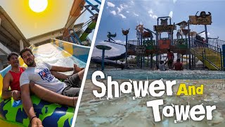 Solapur Water Park 🔥Shower And Tower 🤩 [upl. by Seumas]