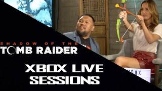 Camilla Luddington amp Earl Baylon – Xbox Live Sessions  Shadow of the Tomb Raider [upl. by Aitenev716]