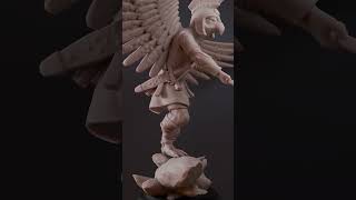 Aarakocra 3D print 3dprintingmodel [upl. by Ahsahs]