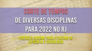 Reforma do Ensino Médio tira tempos de diversas disciplinas no RJ para 2022 [upl. by Tamberg]