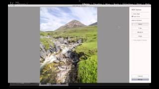 HDR Photomerges in Lightroom CC  Lightroom 6 [upl. by Bolan]