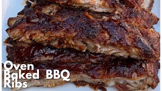 OVEN BAKED BBQ RIBS [upl. by Jessi]