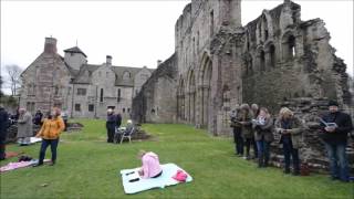 Easter service in Wenlock Abbey ruins [upl. by Yssak]