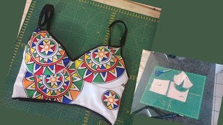 How to sew a bra camisole [upl. by Atnauqahs]