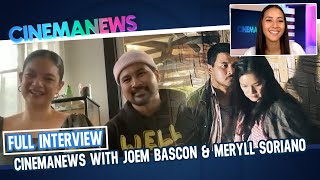 FULL INTERVIEW CinemaNews with Joem Bascon amp Meryll Soriano  Cinema One [upl. by Noiro]