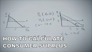 How to Calculate Consumer Surplus [upl. by Ajoop]