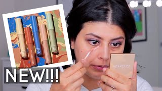 CONCEAL DARK CIRCLES WITH THE NEW COLOR CORRECTORS FROM ELF REVIEW  ALL DAY WEAR TEST [upl. by Auj]