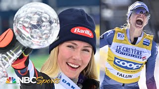 Mikaela Shiffrin Jessie Diggins cap off memorable seasons with championships  STIFEL SNOW SHOW [upl. by Riegel938]