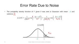 Error Rate Analysis and Optimal Threshold [upl. by Ennovihs]