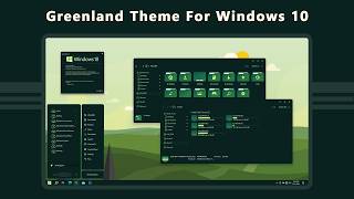 Greenland Theme For Windows 10 Round Corner [upl. by Hyland]