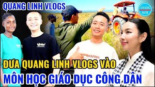 Quang Linh Vlogs  NHÂN VẬT Truyền Cảm Hứng Được Đưa Vào Sách GDCD Lớp 8 Dân CHÂU PHI Cảm Ơn VN [upl. by Eart]