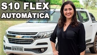 Chevrolet S10 Flex Automática 2018 LTZ 4x4 em Detalhes [upl. by Delila]