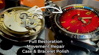 Orient MultiYear Calendar Watch Full Restoration [upl. by Lokcin]