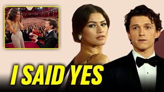 quotYes He Proposed To Mequot Zendaya Reveals Biggest News On Her Relationship With Tom Holland [upl. by Neirda49]