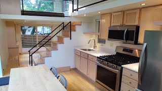 Absolutely Gorgeous ONE XL WIDE Tall Long Tiny House for Sale [upl. by Zorine]