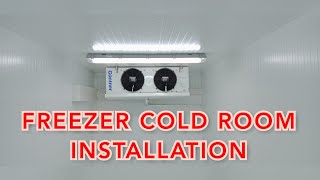 Freezer Installation  Cold room freezer Installation [upl. by Juni]