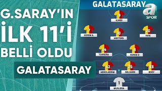 Galatasarayın Samsunspor Karşısındaki İlk 11i Belli Oldu  A Spor  Maç Günü  16092023 [upl. by Llerehc]