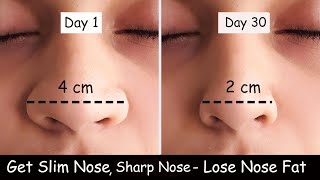 Lose Nose Fat  Get Slim Nose  Nose Reshaping Exercise  Nose Slimming Sharp Nose Nose Exercise [upl. by Argella640]