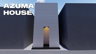 Casa Azuma  Tadao Ando 4K 60 fps [upl. by Alenson]