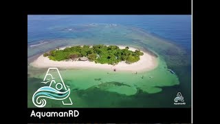 Amiga Island Ile a Rat Labadee Haití  AquamanRD [upl. by Haidadej563]