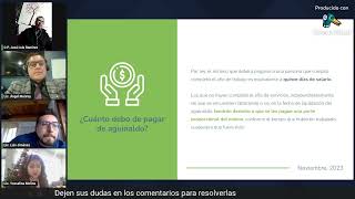 Filup RH  ¿Cómo calcular correctamente el aguinaldo  Webinar 2023 [upl. by Llenoj903]