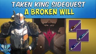 Destiny  Complete  Gameplay  Walkthrough  A Broken Will  Side Quest  PS4 [upl. by Ratib158]