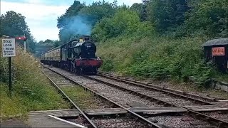 6880 “Betton Grange” Makes its debut to the WSR with 7812 and D7017 [upl. by Eustashe]